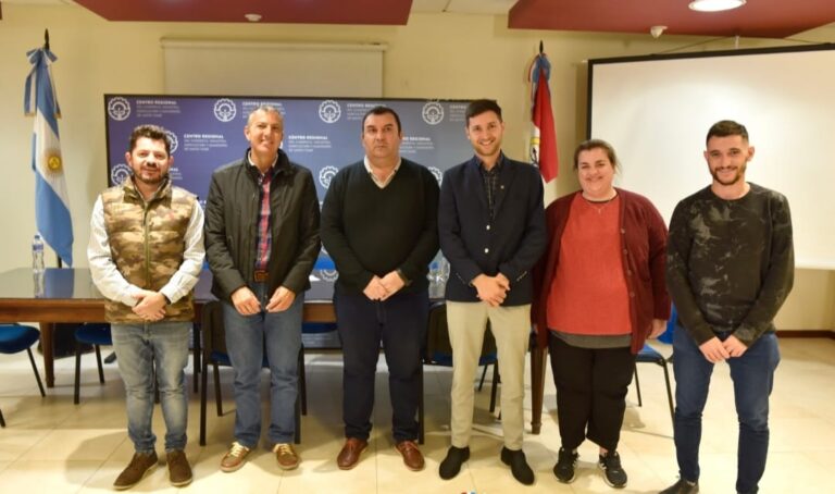 Castelló y Pusineri visitaron instituciones y autoridades del Centro Comercial