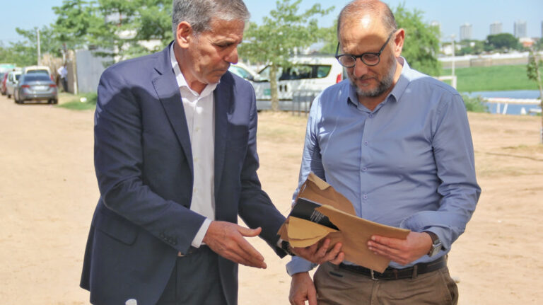 Corach participó de la licitación para las obras de remodelación del “Paseo de la Laguna – Costanera Néstor Kirchner” de Santa Fe