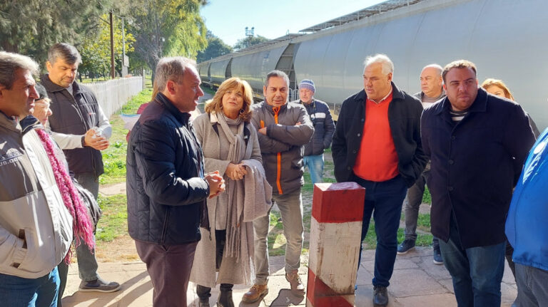 Frana recorrió el avance de obras estratégicas en Laguna Paiva